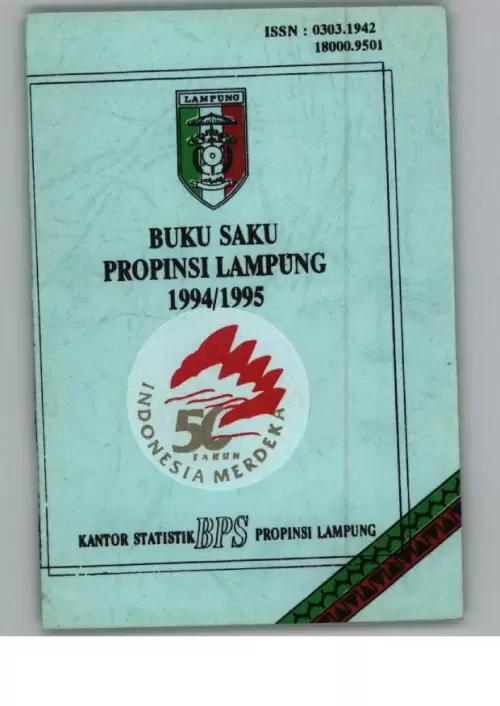 Buku Saku Provinsi Lampung 1994-1995