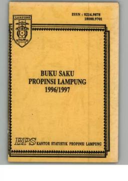 Buku Saku Provinsi Lampung 1996/1997