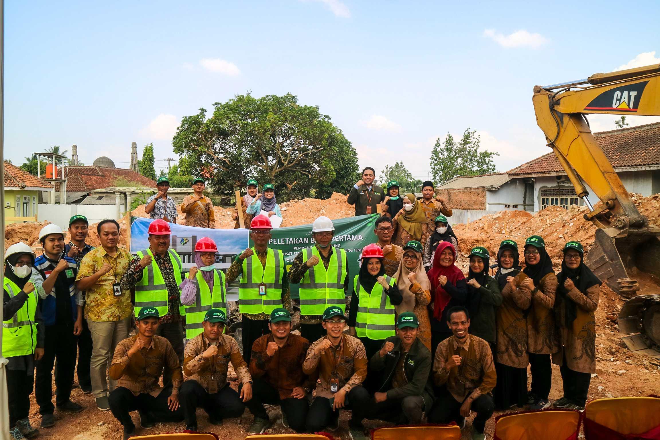 Peletakan Batu Pertama, Pembangunan Gedung Kantor BPS Kabupaten Lampung Tengah 