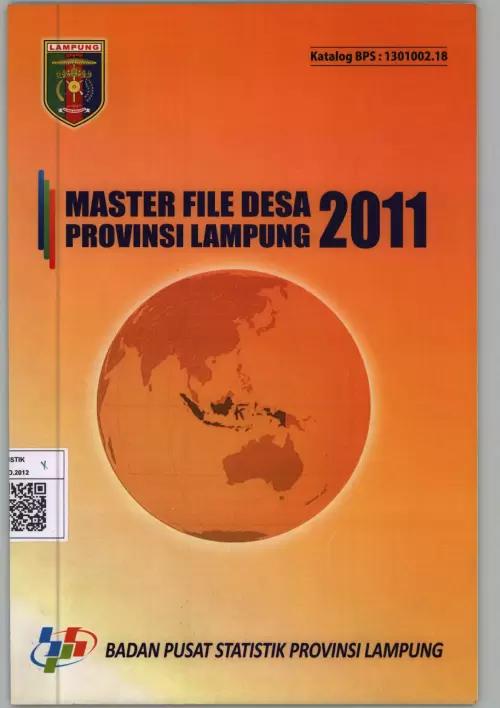 Lampung Province Village Master File 2011