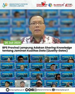 BPS Provinsi Lampung Adakan sharing Knowledge tentang Jaminan Kualitas Data (Quality Gates)