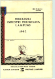 Direktori Industri Pariwisata Lampung 1992