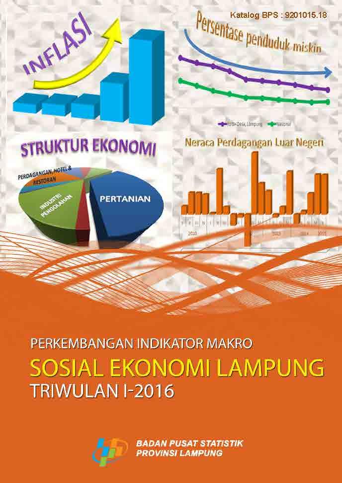 Perkembangan Indikator Makro Sosial Ekonomi Lampung Triwulan I-2016 