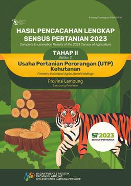 Complete Enumeration Results Of The 2023 Census Of Agriculture - Edition 2 Forestry Individual Agricultural Holdings Lampung Province