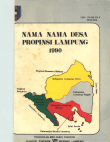 Nama-Nama Desa Propinsi Lampung 1990