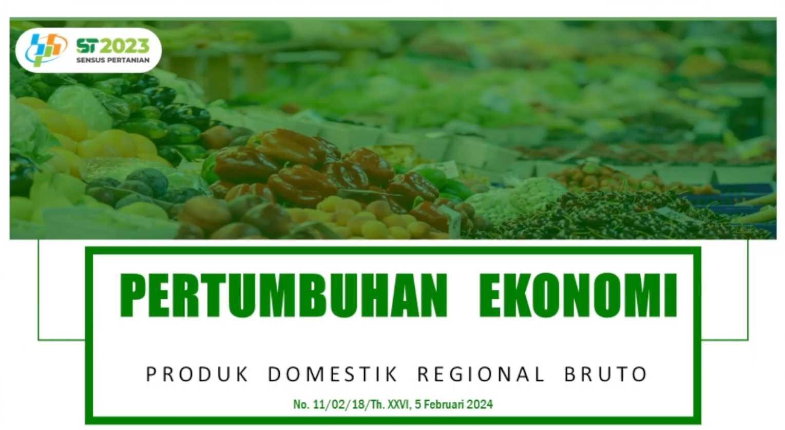 Ekonomi Lampung Tumbuh 4,55% di Tahun 2023, Tertinggi Pasca Pandemi