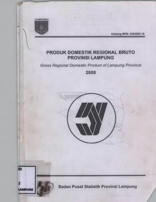 Gross Regional Domestic Product of Lampung Province 2008