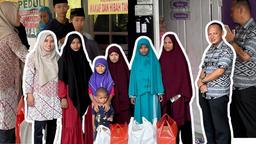 Berbagi Berkah di Bulan Suci, BPS Provinsi Lampung Menyalurkan Paket Buka Puasa di Dua Panti Asuhan