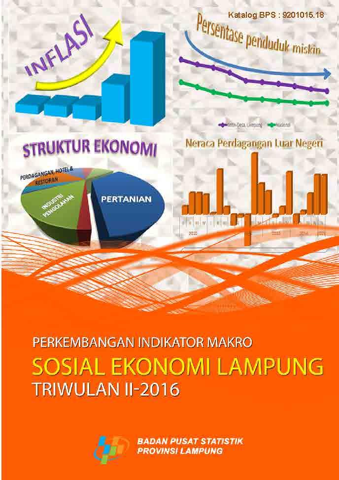 Perkembangan Indikator Makro Sosial Ekonomi Provinsi Lampung Triwulan II-2016