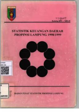 Statistik Keuangan Daerah Propinsi Lampung 1998-1999