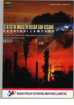 Large And Medium Manufacturing Statistics Lampung Province 2006