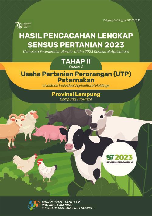 Hasil Pencacahan Lengkap Sensus Pertanian 2023 - Tahap II:  Usaha Pertanian Perorangan (UTP) Peternakan Provinsi Lampung