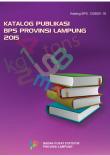 Katalog Publikasi Bps Provinsi Lampung 2015