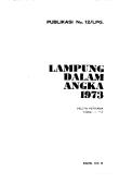 Provinsi Lampung Dalam Angka 1973