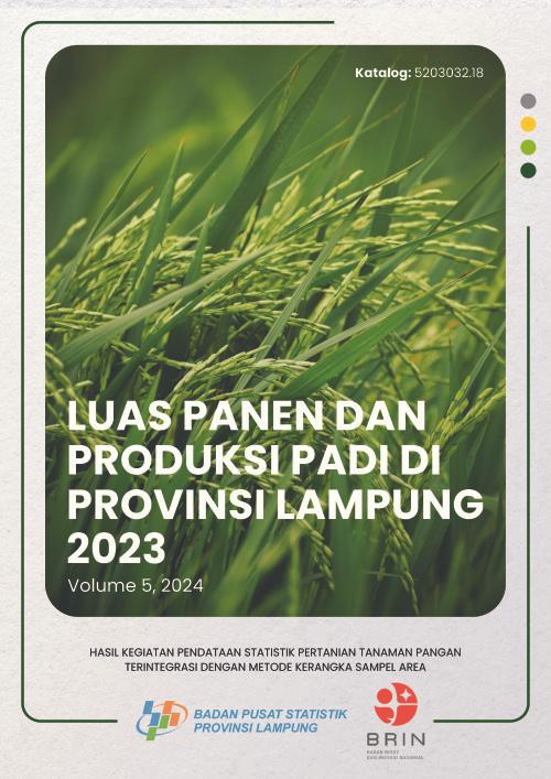 Luas Panen dan Produksi Padi di Provinsi Lampung 2023 