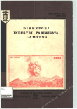 Direktori Industri Pariwisata Lampung 1990