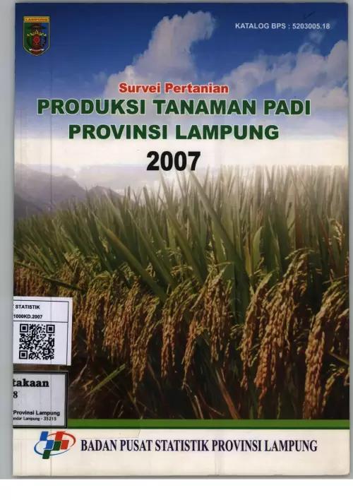 Rice Crop Production in Lampung Province 2007