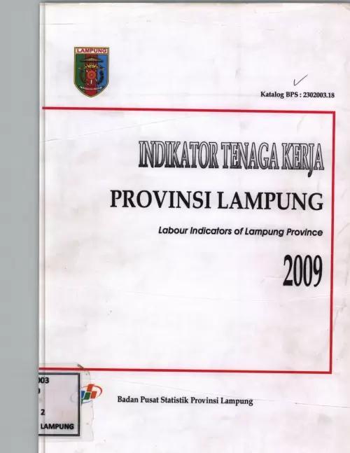 Indikator Tenaga Kerja Provinsi Lampung 2009