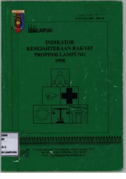 Welfare Indicator Of Lampung Province 1998