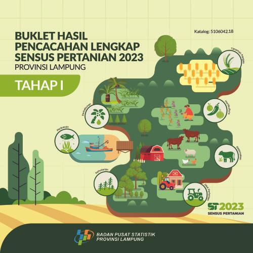 Booklet, Complete Enumeration Results of the 2023  Census of Agriculture  -   Edition 1 Lampung Province